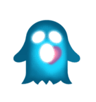 かわいいHeart-Glowing Ghost stickers（個別スタンプ：27）