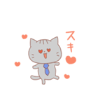 サラリーマンねこ（個別スタンプ：9）