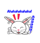 白うさぎパンク（個別スタンプ：19）