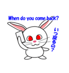 白うさぎパンク（個別スタンプ：21）