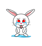 白うさぎパンク（個別スタンプ：24）