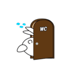 白うさぎパンク（個別スタンプ：25）