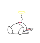 白うさぎパンク（個別スタンプ：40）