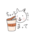 ゆるいねこときどきうさぎの返事（個別スタンプ：36）