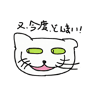 どんまい！白猫（個別スタンプ：37）