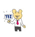 クマの部長です。（個別スタンプ：15）