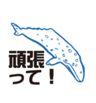 クジラのスタンプ vol.04 白鯨ver（個別スタンプ：27）
