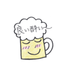 ビールが大好きな「くるみ」の日常（個別スタンプ：5）