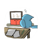 あおいとりの日常（個別スタンプ：24）