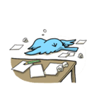 あおいとりの日常（個別スタンプ：25）