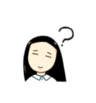 地味な女のつぶやきスタンプ（個別スタンプ：33）