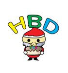 Nicholo,Santa Dwarf from Claus Hill (EN)（個別スタンプ：30）