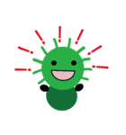 PON-PON green caterpillar（個別スタンプ：11）