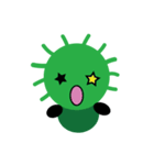 PON-PON green caterpillar（個別スタンプ：21）