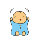 赤ちゃんと小さな男の子（個別スタンプ：3）