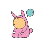 赤ちゃんと小さな男の子（個別スタンプ：4）