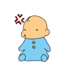 赤ちゃんと小さな男の子（個別スタンプ：9）
