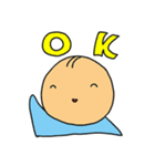 赤ちゃんと小さな男の子（個別スタンプ：10）