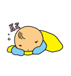 赤ちゃんと小さな男の子（個別スタンプ：12）