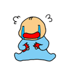 赤ちゃんと小さな男の子（個別スタンプ：16）