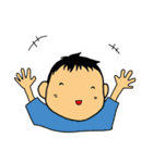 赤ちゃんと小さな男の子（個別スタンプ：23）