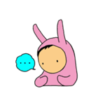 赤ちゃんと小さな男の子（個別スタンプ：24）