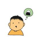 赤ちゃんと小さな男の子（個別スタンプ：26）