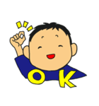 赤ちゃんと小さな男の子（個別スタンプ：30）