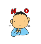 赤ちゃんと小さな男の子（個別スタンプ：31）