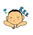 赤ちゃんと小さな男の子（個別スタンプ：32）