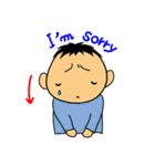 赤ちゃんと小さな男の子（個別スタンプ：38）