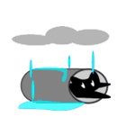 黒子猫ジータ（個別スタンプ：5）