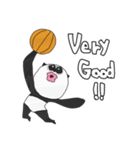 パンダのバスケットボール（個別スタンプ：40）