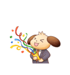 サラリーニャンと愉快な仲間たち（個別スタンプ：24）