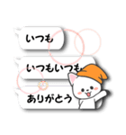 ふきだし帽子ねこ（個別スタンプ：36）