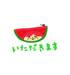 たれまゆすずちゃん 野菜＆果物バージョン（個別スタンプ：3）