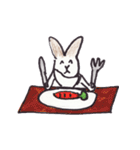 うさぎのぺろちゃん（個別スタンプ：2）