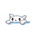 しろねこ にゃんこ（個別スタンプ：17）