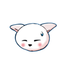 しろねこ にゃんこ（個別スタンプ：31）