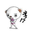 ポジティブなクマの四段活用（個別スタンプ：29）