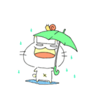 まぬけウサギと子ネコのひな（個別スタンプ：30）