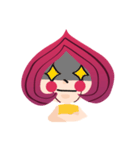 Little red onion girl（個別スタンプ：32）