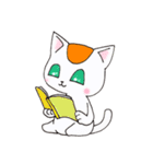 オレンジとハチワレ2（個別スタンプ：8）