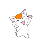 オレンジとハチワレ2（個別スタンプ：34）