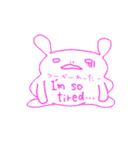 英語と日本語動物スタンプ（個別スタンプ：29）