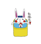 うさぎとにわとり（個別スタンプ：20）