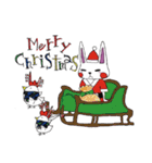 うさぎとにわとり（個別スタンプ：38）