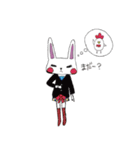 うさぎとにわとり（個別スタンプ：40）