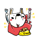 白いわんこ。くまちゃん♡（個別スタンプ：34）