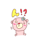 ピンクマ5（使える文字付で便利）（個別スタンプ：27）